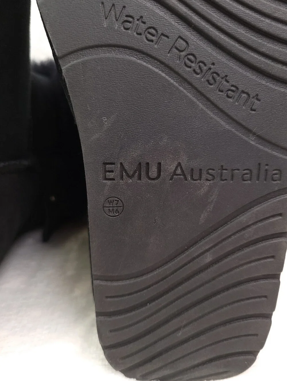 EMU Australia Summerlands Sheepskin Winter Boots Women 7 Black